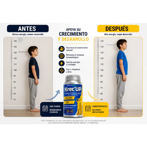 Krec Up™: Tratamiento Completo de 2 Meses – Compra 1 Mes y Recibe 2 🎁