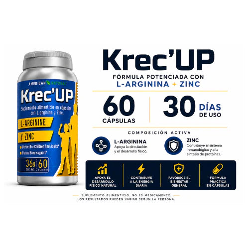 Krec Up™: Tratamiento Completo de 2 Meses – Compra 1 Mes y Recibe 2 🎁