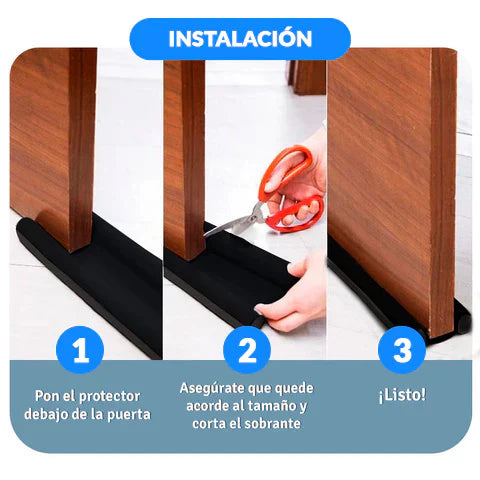 Burlete Aislante Protector de Puerta 2x1